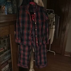 JCrew 100% cotton plaid pajama set in XL